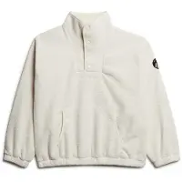 Superdry Sport Tech Sherpa Henley Sweatshirt Blanc XS Femme
