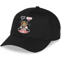 Grimey Voodoo Child Curved Snapback Cap Noir