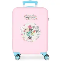 Disney pour fille. 2411721 Cabin Suitcase Minnie Florals rose -38x55x20cm (OSFA), Casuel, ABS/Polycarbonate, mode enfantine