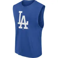 Fanatics Primary Logo Graphic Sleeveless T-shirt Bleu S Homme