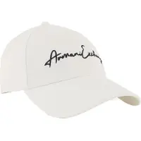 Armani Exchange pour homme. 954224CC51601519 Casquette de baseball blanche (OSFA), Casuel, Coton