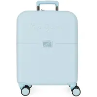 Joumma Bags Valise de voyage ABS PEPE JEANS ACCENT Azul, 55x40x20cm, 37L, 7698634 (petite version)