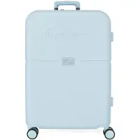 Joumma Bags Valise de voyage ABS PEPE JEANS ACCENT Azul, 70x48x28cm, 79L, 7699234 (taille moyenne)