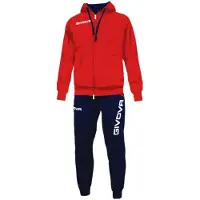 Givova King Tracksuit Rouge,Bleu 4XL Homme