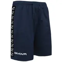 Givova Terry Band Shorts Bleu 8-10 Years Enfants