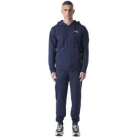Everlast Hooded Zip Top+pant Tracksuit Bleu M Homme