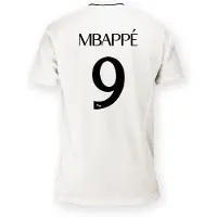Real Madrid 24/25 Mbappe domicile T-shirt manches courtes Blanc XL Hommes,Femmes Blanc XL