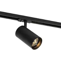 QAZQA Spot moderne noir pour système sur rail monophasé 70 mm - Iconic Jeana Luxe