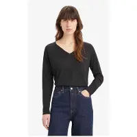Levi's pour femme. A8502-0001 Pull Black Petal (L), Noir, Casuel, Polyester
