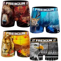 Freegun Pk6397 Boxers 4 Units Multicolore S Homme
