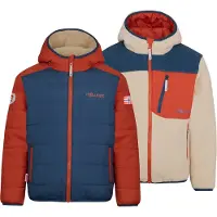 TROLLKIDS Sandvika Turnover Jacket Beige,Bleu 98 cm Enfants