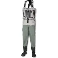 Traper Fly Jukon Breathable Wader Gris EU 44-45 / L Homme