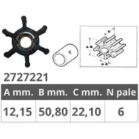 Jabsco 653-0001 Hélice Originale