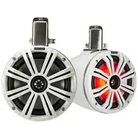 Kicker Kmtc 8´´ Coaxial Speaker Blanc 300W
