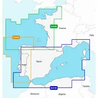 Garmin Npeu009r Portugal&spain/northwest Navionics+ Micro Sd/sd Card Map Clair