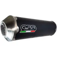 Gpr Exhaust Systems Evo4 Road Aprilia Atlantic 200 00-04 Cat Homologated Slip On Muffler Noir Homologated