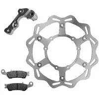 Braking Oversize Kit Yamaha Yz Brake Disc Argenté