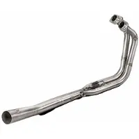 Akrapovic Kawasaki Ninja 500/z500/ninja 400/z400 E-k4r2 Not Homologated Manifold Argenté