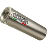 Gpr Exhaust Systems M3 Natural Cf Moto 700 Cl-x Sport 22-24 Ref:e5.cf.16.m3.tn Titanium Homologated Slip On Muffler Doré Homologated
