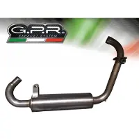 Gpr Exhaust Systems Fb Mondial Hps 125 21-23 Ref:md.8.dec.race Not Homologated Link Pipe Argenté