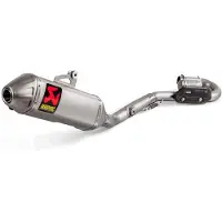 Akrapovic Evolution Titanium Rm-z 450 18 Ref:s-s4met11-bnta Not Homologated Full Line System Argenté Not Homologated