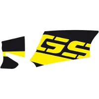 Uniracing Bmw R 1200 Gs K46598 Graphics Kit Jaune,Noir