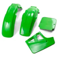 Ufo Kit plastique vert - adaptable sur Kawasaki KX125