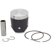 VERTEX Ktm 125 Sx 01-23-exc 01-16/husq.tc14-23/te/tx/gas Gas 21-23d.53.97 D Cab.12º Piston Kit Argenté
