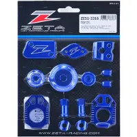 Zeta Yamaha Yz 250 F 14-21/yz 450 F 14-21 Ze51-3316 Accessories Kit Bleu