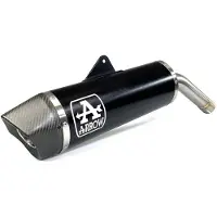Arrow Maxi Race-tech Aluminium Dark With Carbon End Cap Bmw F 850 Gs ´18-20 Homologated Muffler Argenté Homologated