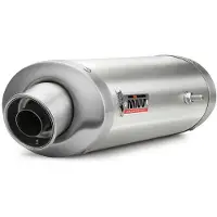 MIVV Oval Honda Cbr 600 Rr 2005-06 Uh.027.lx2 Homologated Slip On Muffler Argenté Homologated