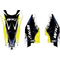 Why Stickers Suzuki Rm85 2002-2010 Rear Fender Graphics Kit Jaune,Noir