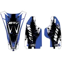 Why Stickers Yamaha Wr450f 2007-2009 Rear Fender Graphics Kit Multicolore