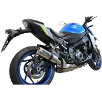 Gpr Exhaust Systems M3 Inox Suzuki Gsx-s 950 2021-2024 E5 Round Homologated Slip On Muffler Argenté Homologated