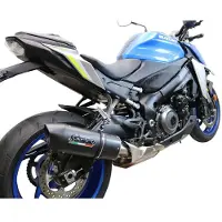 Gpr Exhaust Systems Furore Evo4 Nero Suzuki Gsx-s 950 2021-2024 E5 Oval Homologated Slip On Muffler Argenté Homologated