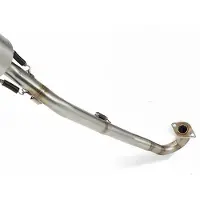 Gpr Exhaust Systems Deeptone Inox Kawasaki Klx 140l 2008-2021 Round Not Homologated Full Line System Doré Not Homologated