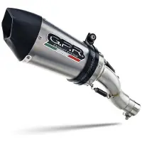 Gpr Exhaust Systems Gp Evo4 Titanium Yamaha Mt-25 250 2018-2020 E4 Conical Homologated Slip On Muffler Argenté Homologated
