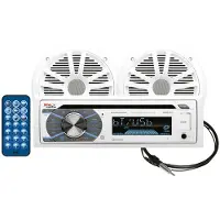 Boss Audio Systems Cd Player-bluetooth With 2 Speakers 164 Mm Blanc