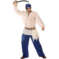 Atosa Pirate Costume Doré M-L Enfants