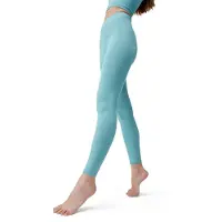 Born Living Yoga India Seamless High Waist Leggings Bleu S Femme