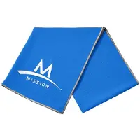 Mission Enduracool Large Techknit Towel Bleu 84 x 31 cm