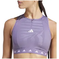 Adidas Powerimpact Tf Aop Medium Impact Sports Bra Gris XL / AB Femme