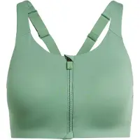 Adidas Tlrd Impact Luxe Zip High Impact Sports Bra Vert 95 / A Femme