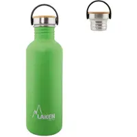 Laken Stainless Steel Steel Bottle Basic Bamboo Vert