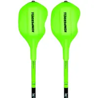 Komperdell Nationalteam Carbon Slalom Poles Vert,Noir 115 cm Homme,Femme