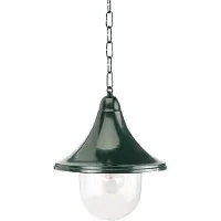 Ks Verlichting Lampe suspendue de porche Rimini avec chaîne - vert