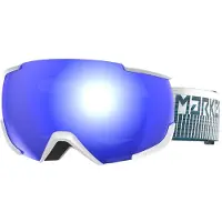 Marker 16:10+ Polarized Ski Goggles Bleu Blue HD Mirror/CAT3+Clarity Mirror/CAT1