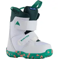 Burton Mini Grom Snowboard Boots Blanc 17.5 Enfants