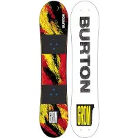 Burton - Snowboard - Grom Ketchup/Mustard 2026 en Bois - Taille Enfant 110 cm - Rouge