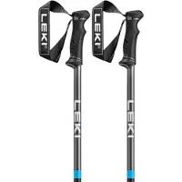 LEKI Qntm Poles Argenté 125 cm Homme,Femme